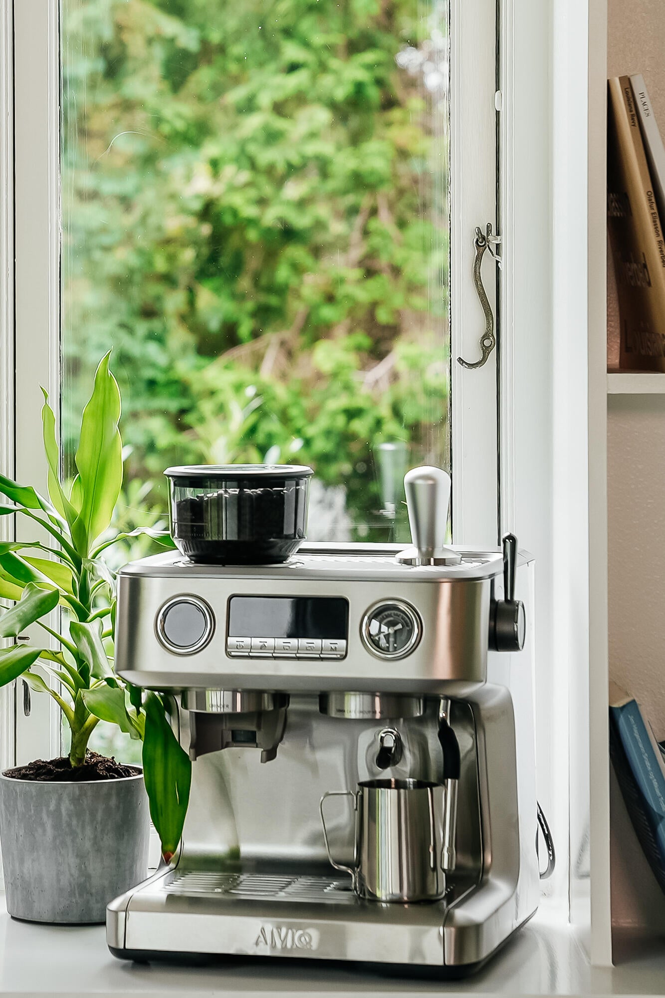 Aspire Advanced espressomaskine - sølvfarvet